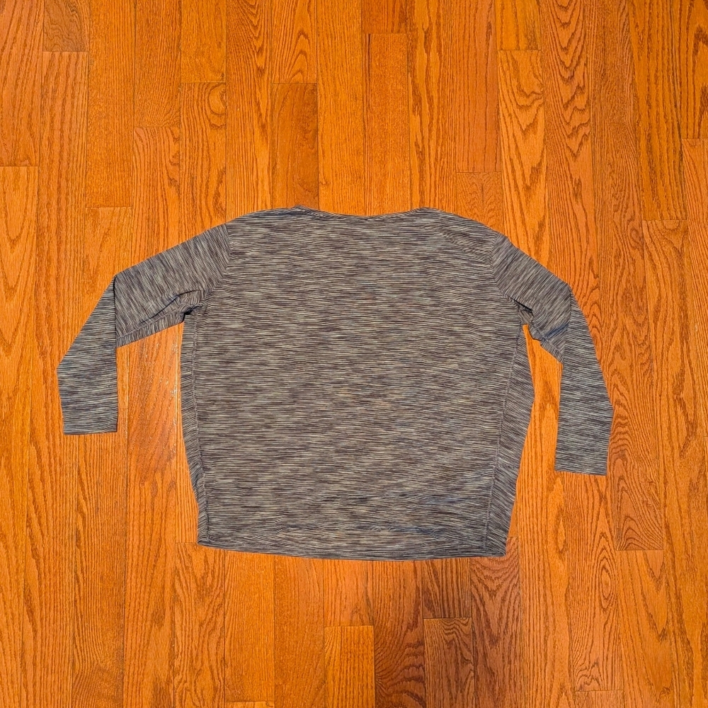 lululemon athletica Black And White Long Sleeve Loose Fit